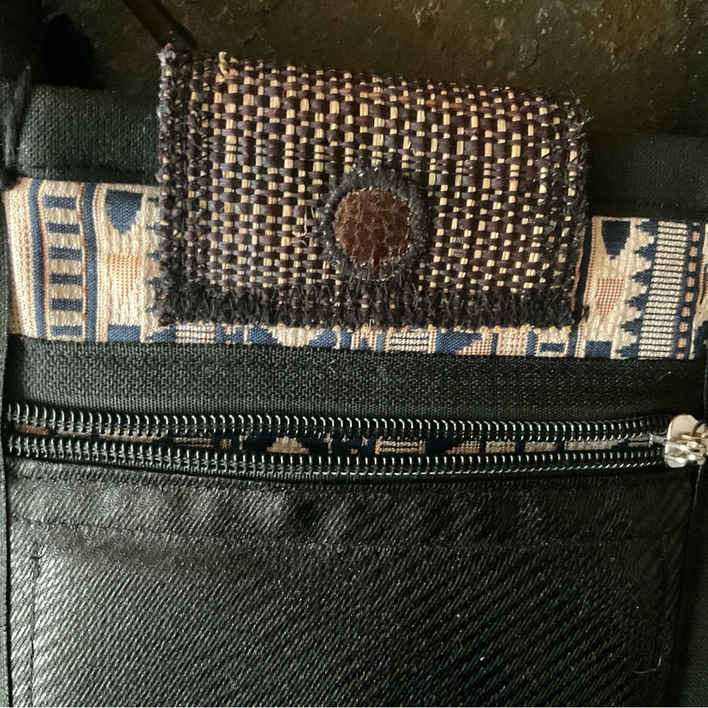 Stylish Boho Patchwork Design Crossbody Purse - image 6